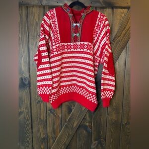 Unbranded Nordic Fair Isle Chunky Knit Sweater